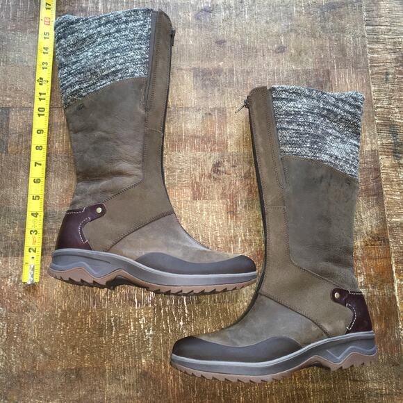 Merrell Eventyr Cuff Tall Boot Womens 9.5 Dark Earth Brown Waterproof Winter - Picture 6 of 9